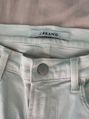 J Brand Women's Pale Blue High-Rise Jeans